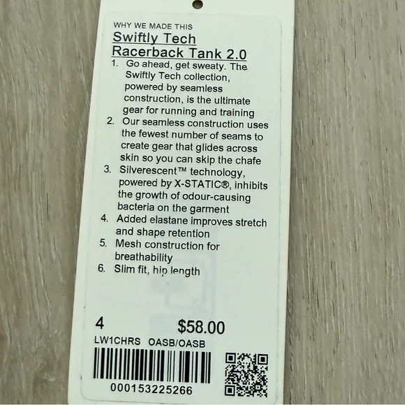Lululemon Swiftly 2.0 Tank Race Length - Picture 4 of 4